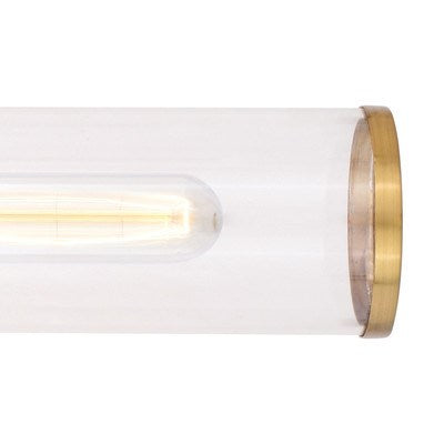 2 Light Wall Light Satin Brass