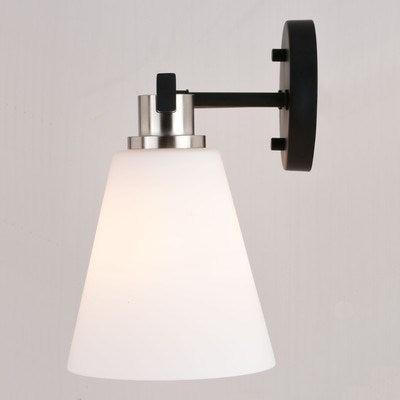 4 Light Vanity Matte Black with Satin Nickel