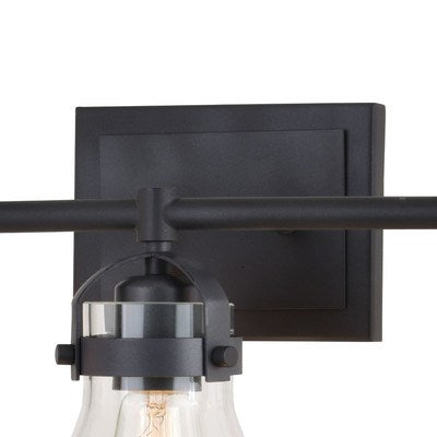 3 Light Vanity Charcoal Black