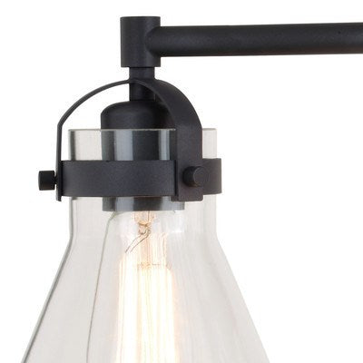 3 Light Vanity Charcoal Black