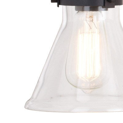 4 Light Vanity Charcoal Black