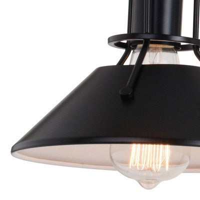 3 Light Vanity Black and Matte White