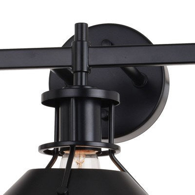 3 Light Vanity Black and Matte White