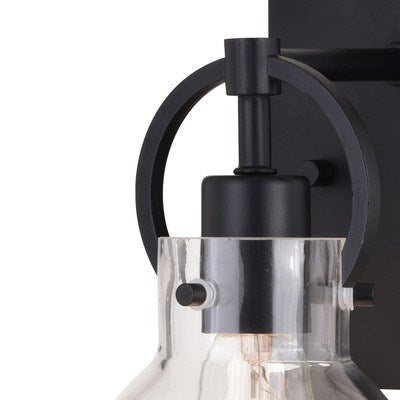 1 Light Vanity Matte Black