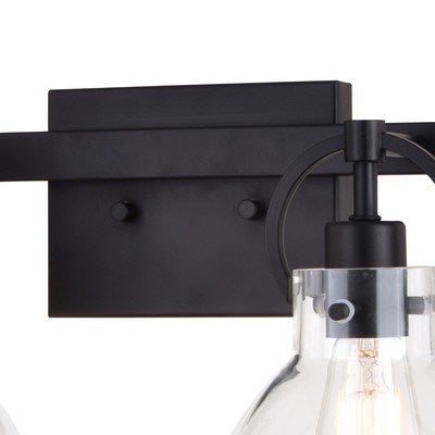 2 Light Vanity Matte Black