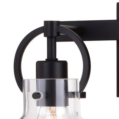 2 Light Vanity Matte Black