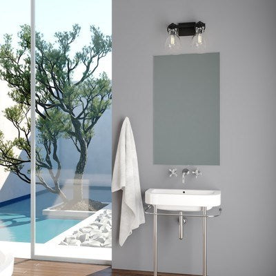 2 Light Vanity Matte Black
