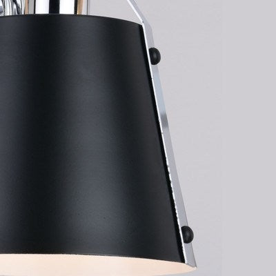 16-in. 2 Light Vanity Matte Black and Chrome