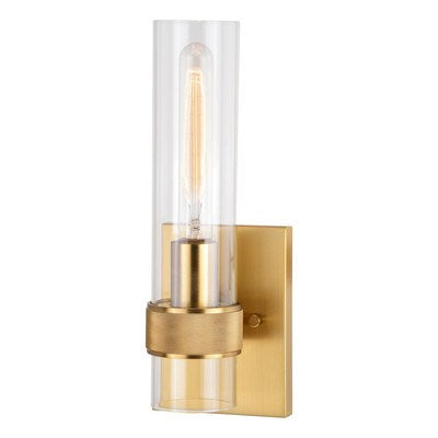 13-in.H Wall Light Satin Brass by Vaxcel International