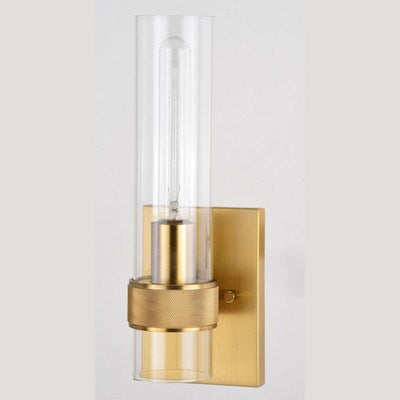 13-in.H Wall Light Satin Brass