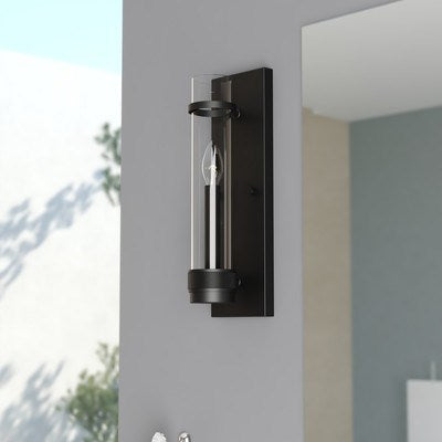 14-in.H Wall Light Matte Black