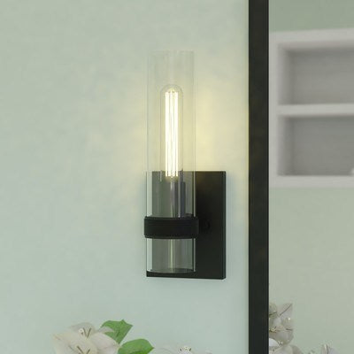 13-in.H Wall Light Matte Black