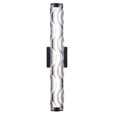 24-in. LED Vanity Matte Black by Vaxcel International