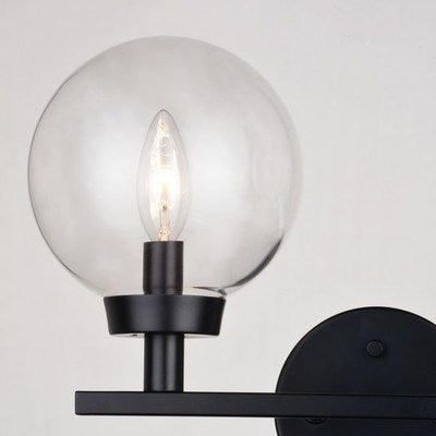2 Light Vanity Matte Black