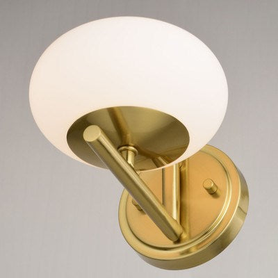1 Light Wall Light Satin Brass
