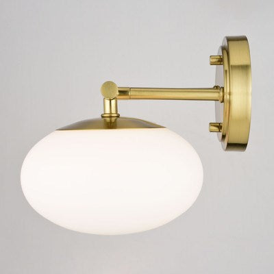 1 Light Wall Light Satin Brass