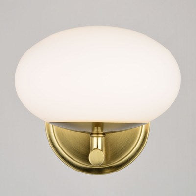 1 Light Wall Light Satin Brass