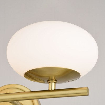 2 Light Vanity Satin Brass