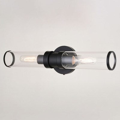 2 Light Wall Light Black