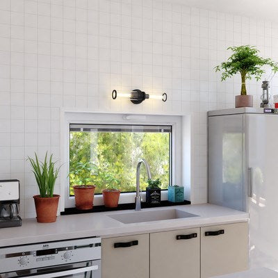 2 Light Wall Light Black