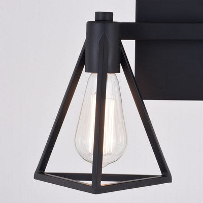 2 Light Vanity Matte Black