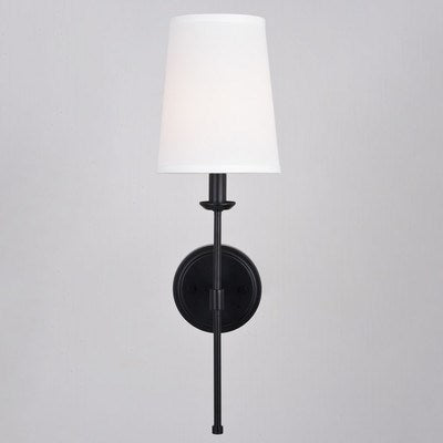 6-in. 1 Light Wall Light Matte Black