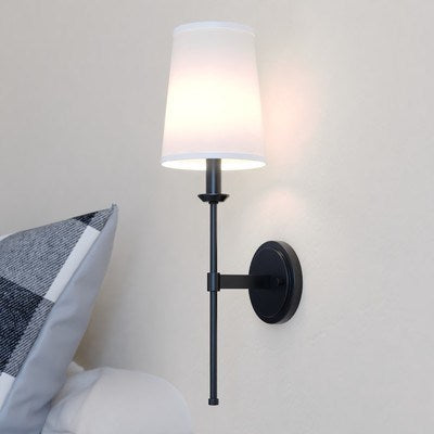 6-in. 1 Light Wall Light Matte Black