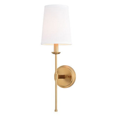 6-in. 1 Light Wall Light Natural Brass by Vaxcel International
