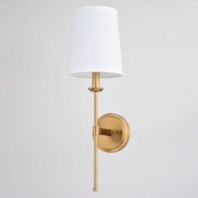 6-in. 1 Light Wall Light Natural Brass