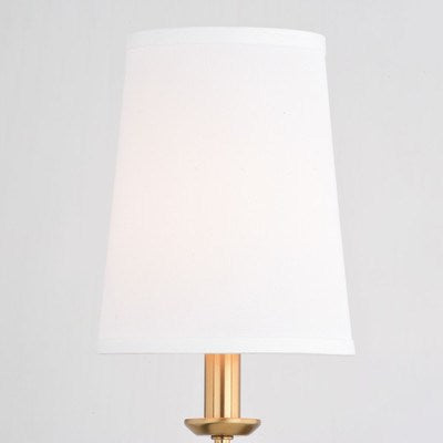 6-in. 1 Light Wall Light Natural Brass