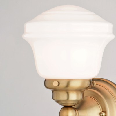 1 Light Wall Light Natural Brass