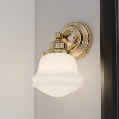 1 Light Wall Light Natural Brass