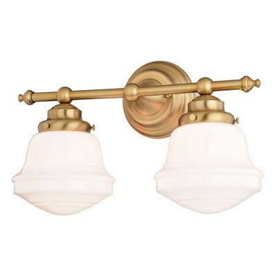 2 Light Vanity Natural Brass by Vaxcel International