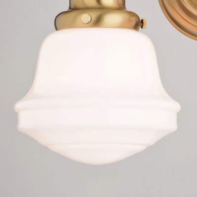 2 Light Vanity Natural Brass