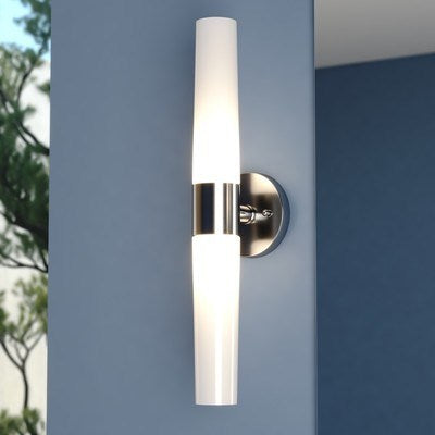 20.5-in. 2 Light Wall Light Satin Nickel