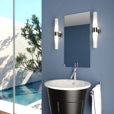 20.5-in. 2 Light Wall Light Satin Nickel