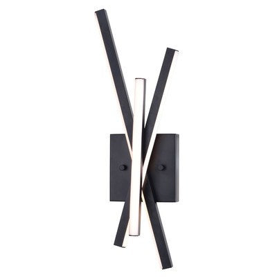 6.25-in. LED Wall Light Matte Black by Vaxcel International