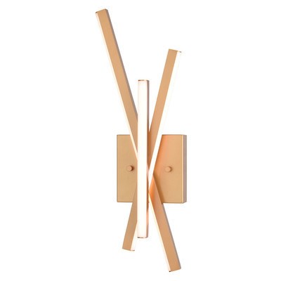 6.25-in. LED Wall Light Light Gold by Vaxcel International
