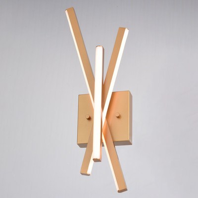6.25-in. LED Wall Light Light Gold