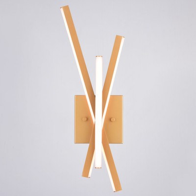 6.25-in. LED Wall Light Light Gold