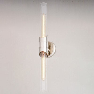 24.5-in. 2 Light Wall Light Polished Nickel