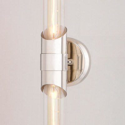 24.5-in. 2 Light Wall Light Polished Nickel