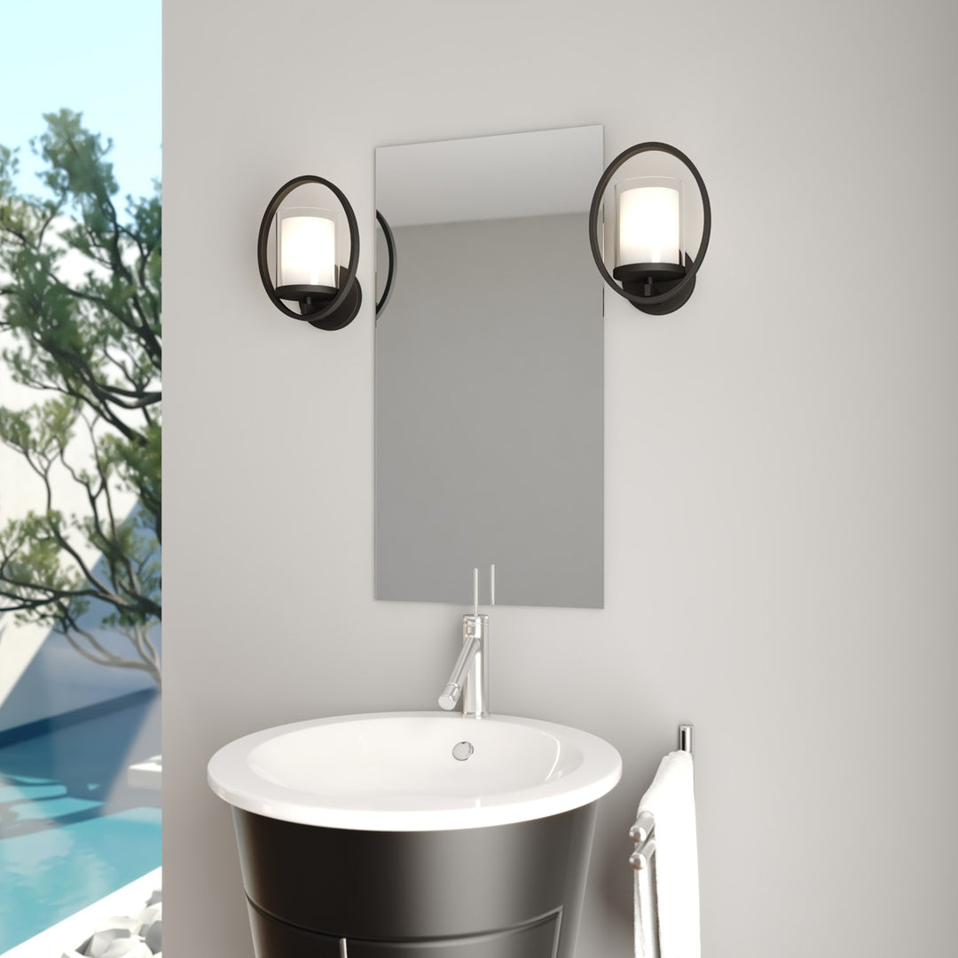 8-in. Wall Light Matte Black
