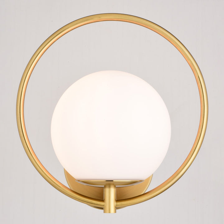 9.75-in. H 1 Light Wall Light Natural Brass