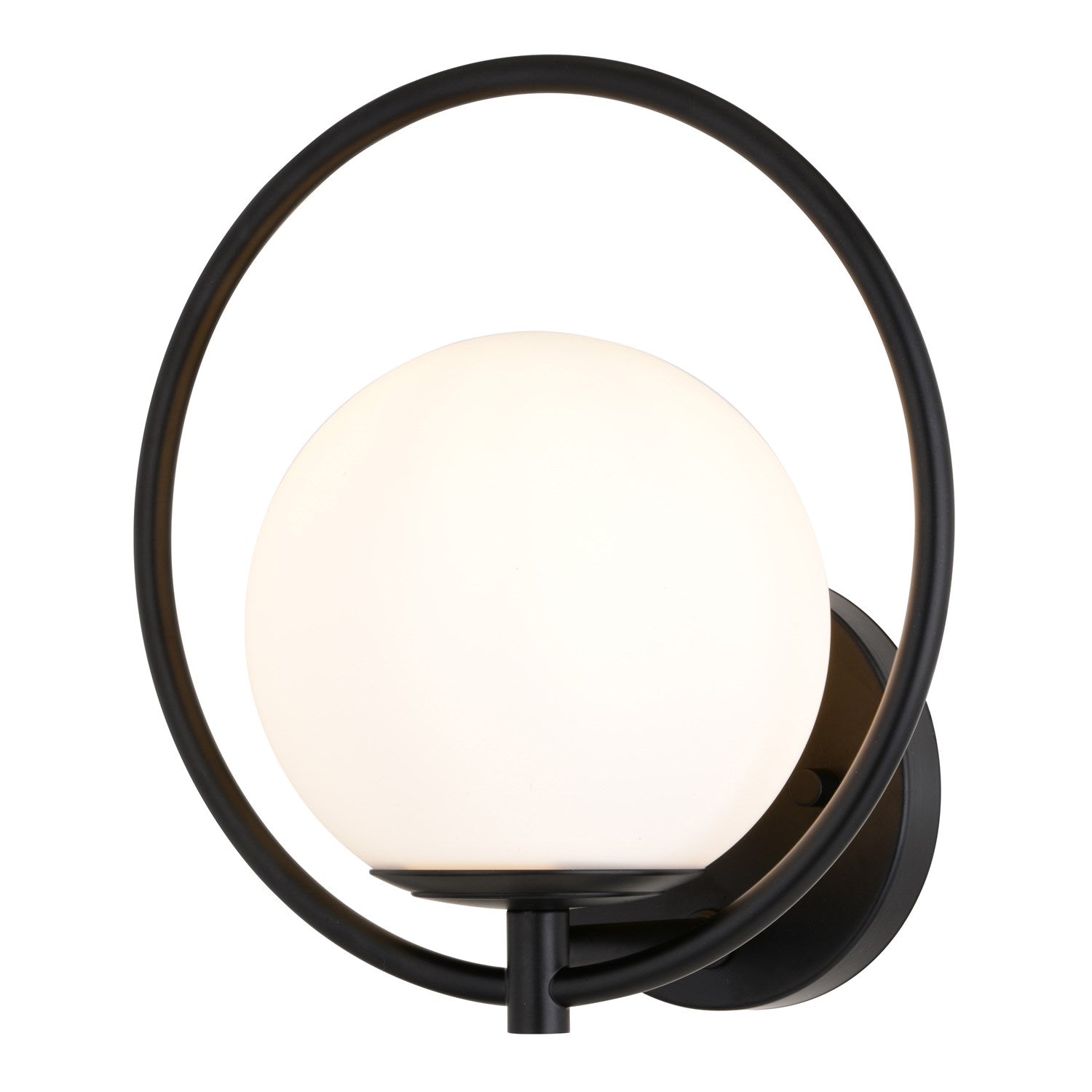 9.75-in. H 1 Light Wall Light Matte Black by Vaxcel International