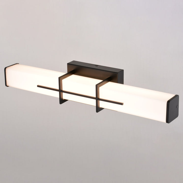 22.5-in. W LED Vanity Matte Black