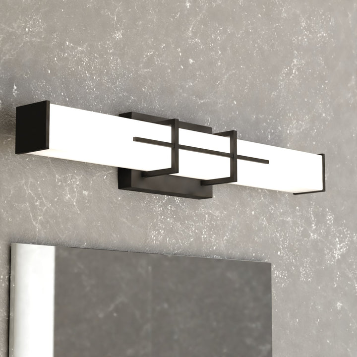 22.5-in. W LED Vanity Matte Black