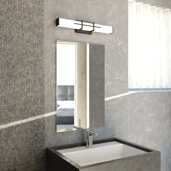 22.5-in. W LED Vanity Matte Black