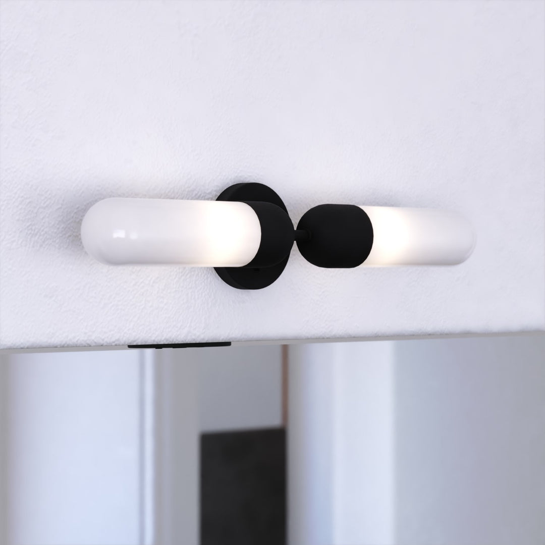 24.75-in. 2 Light Wall Light Matte Black
