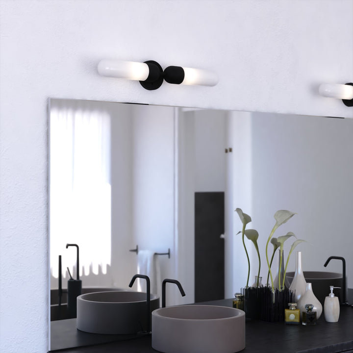 24.75-in. 2 Light Wall Light Matte Black
